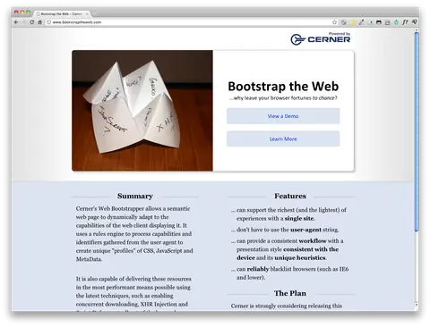 Web Bookstrapper